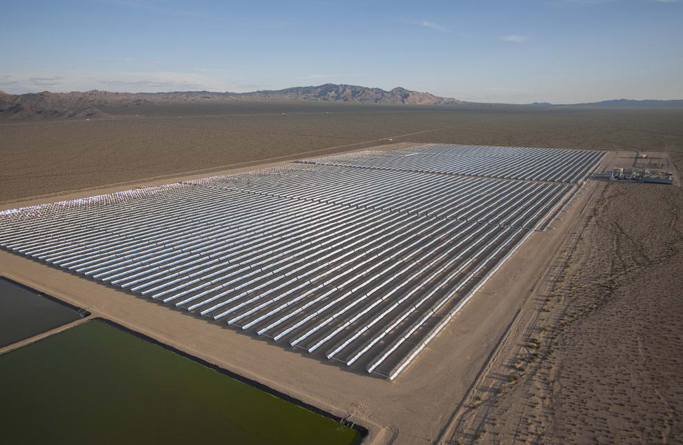 Solar One, солнечная электростанция в пустыне Невада