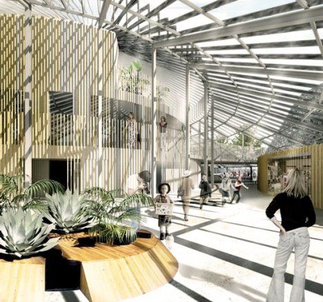 Датская фирма CEBRA сделала проект “Ботанического сада Vaeksthuset,” для университета Aarhus