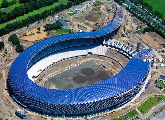 В Тайване закончилось строительство стадиона, который без сомнений можно назвать чудом экологической инженерии.