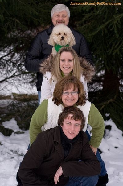 Семейные фото с домашними питомцами