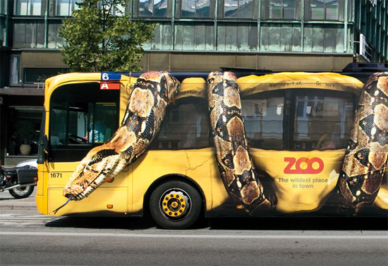 Удачная реклама зоопарка Копенгагена в  Дании