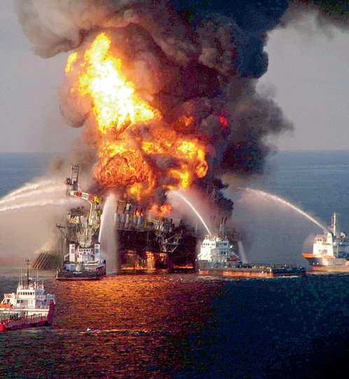 Из-за пожара на принадлежащей компании «BP» нефтедобывающей платформе «Deepwater Horizon» вся разумная жизнь на Земле может пойти коту под хвост