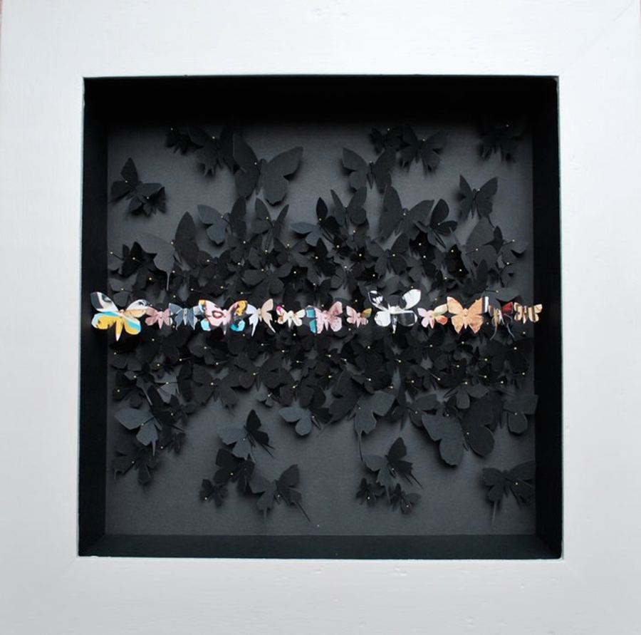 Бумажные модели бабочек от Ребекки Коулс