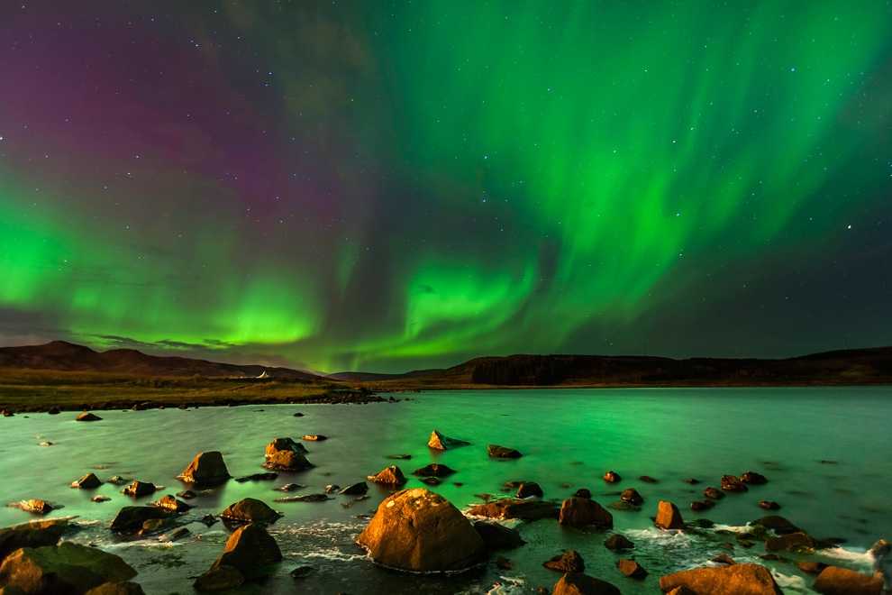 Зелёное небо Исландии