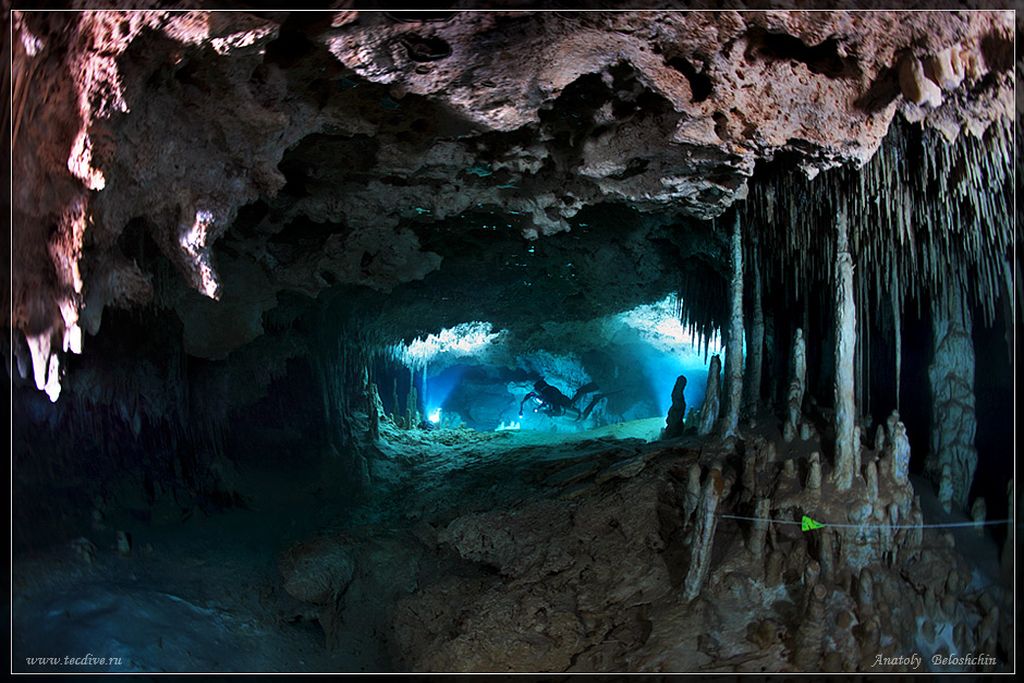 Сак-Актун — самая длинная подземная река, Мексика