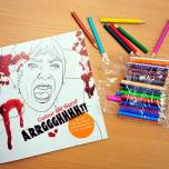 Кровавая книжка-раскраска для детей