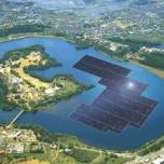 В японии началось строительство плавающей солнечной электростанции