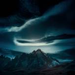 Инфракрасные снимки горных вершин от энди ли