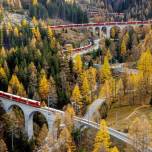 В швейцарии запустили самый длинный в мире пассажирский поезд