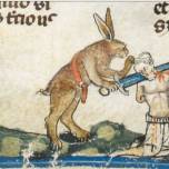 Страшный монстр: средневековый кролик-убийца