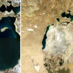 Почему обмелело Аральское море?