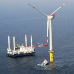 В балтийском море запустили гигантскую ветряную электростанцию