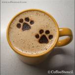 Рисунки кошек на кофейной пенке