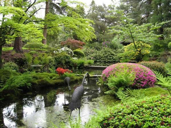  Для японского сада характерно активное использование маршрута, который подобно гиду то заставляет отвлекаться от картин сада