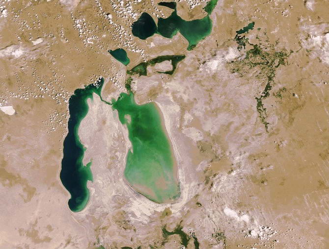 Аральское море в 2006 году