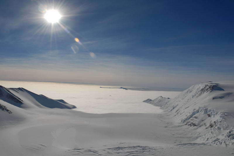 Вечные льды и снега скрывают истинные размеры высочайших гор Антарктиды