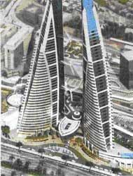Экологический проект - Всемирный Торговый Центр в Бахрейне (Bahrain World Trade Center)