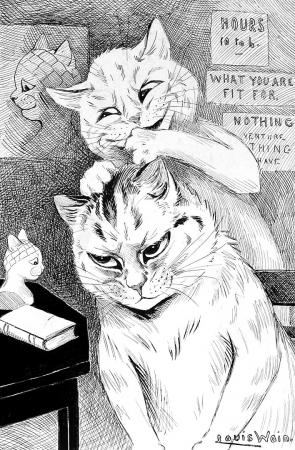 Мир кошек-людей Луиса Уэйна