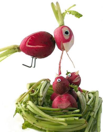 Креативные поделки из овощей и фруктов