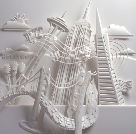 Бумажные скульптуры от Джеффа Нишинака (Jeff Nishinaka)