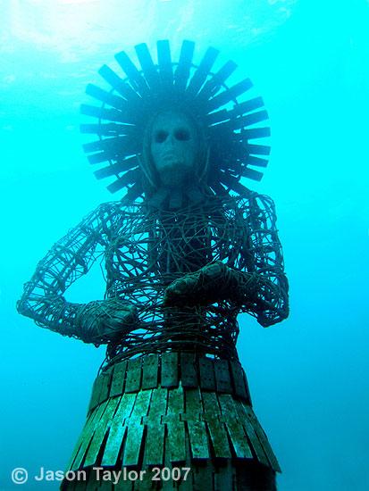 Подводный парк скульптур Джейсона Тейлора.