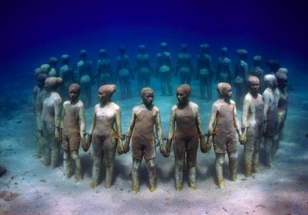 Подводный парк скульптур Джейсона Тейлора.