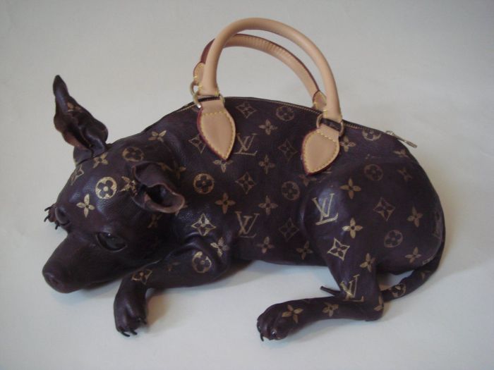Креативная сумочка-собачка