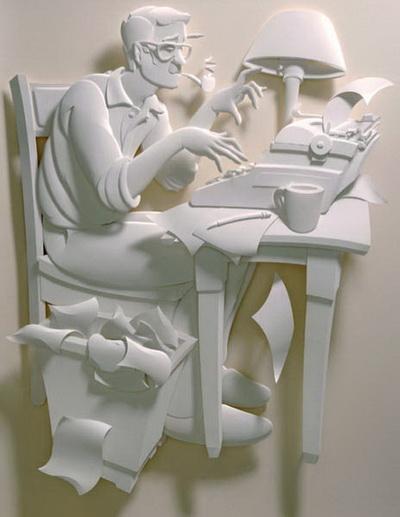 Бумажные скульптуры от Jeff Nichinaka