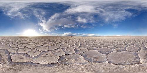 Салинас Грандес (Salinas Grandes) - большая соляная пустыня в Аргентине