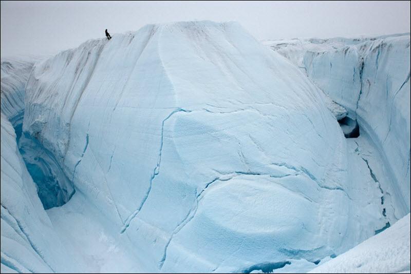 Эволюция ледников в Гренландии