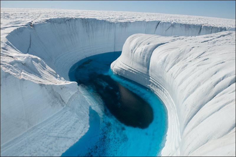 Эволюция ледников в Гренландии