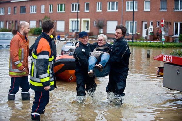 Наводнение в Бельгии