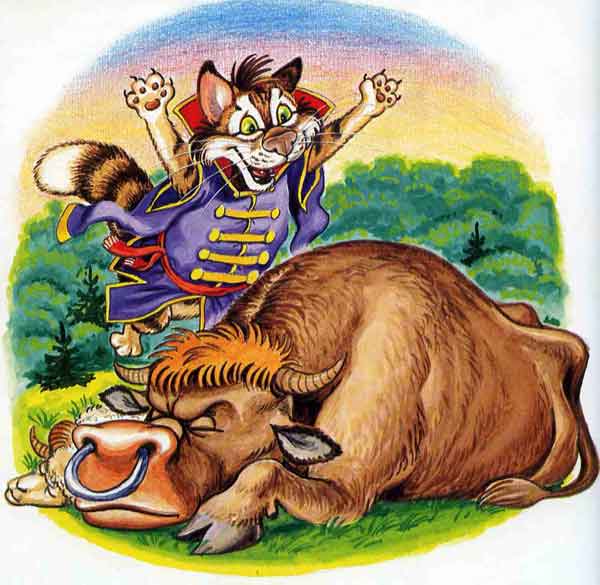 Иллюстрация к сказке Кот и лиса