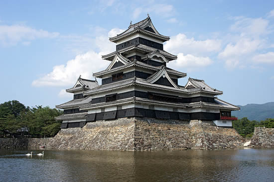 японский Замок Мацумото, или Замок ворона
