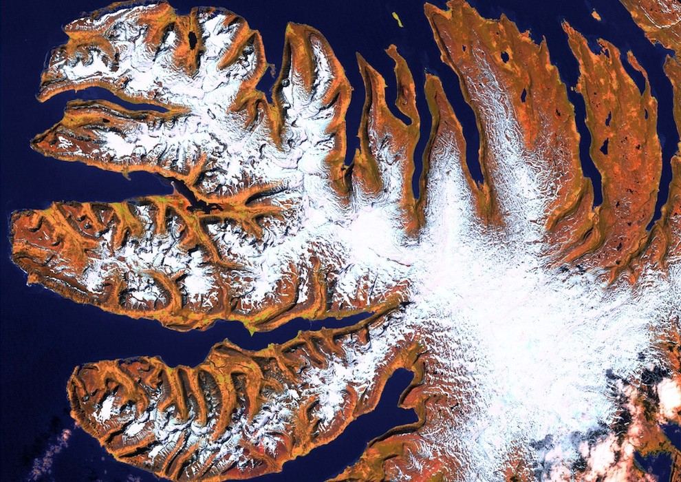 Фотографии поверхности Земли со спутника Landsat