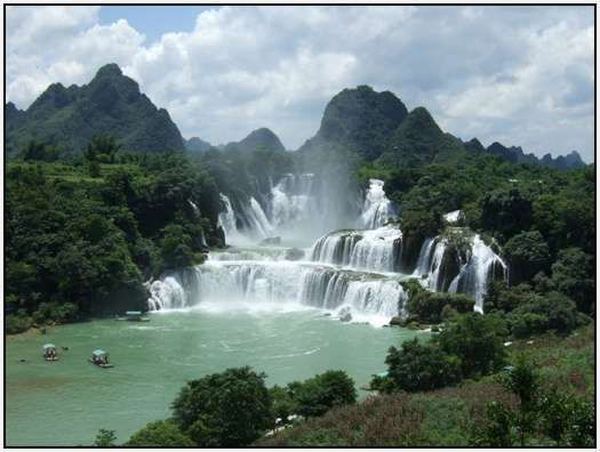 Водопад Детьян, Вьетнам