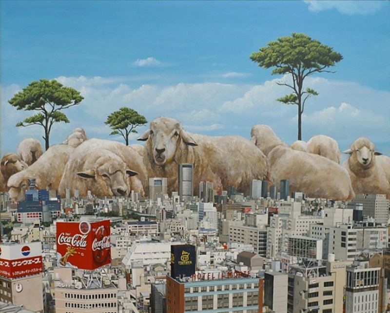 Поиски рая (Searching for Paradise) от японского художника Шуичи Накано
