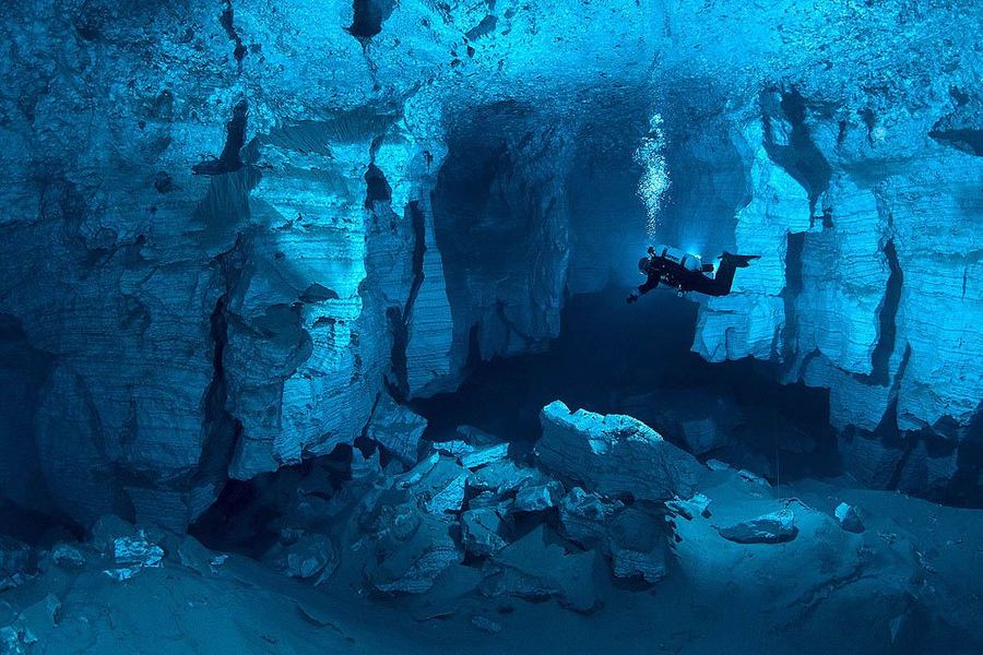 Пещера Ординская (Ordinskaya Cave) - самая глубокая гипсовая пещера в мире