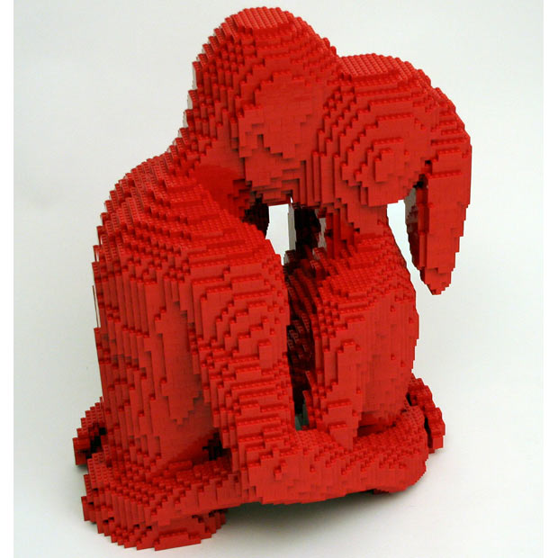 Скульптуры из конструктора Lego от Натан Савайя