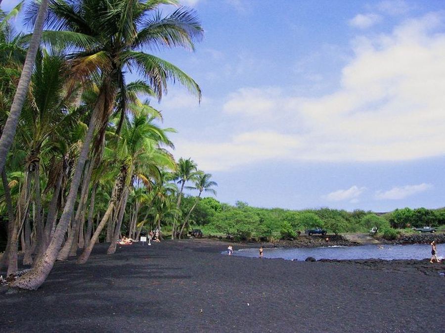 Парк Punalu Beach на Гавайских островах