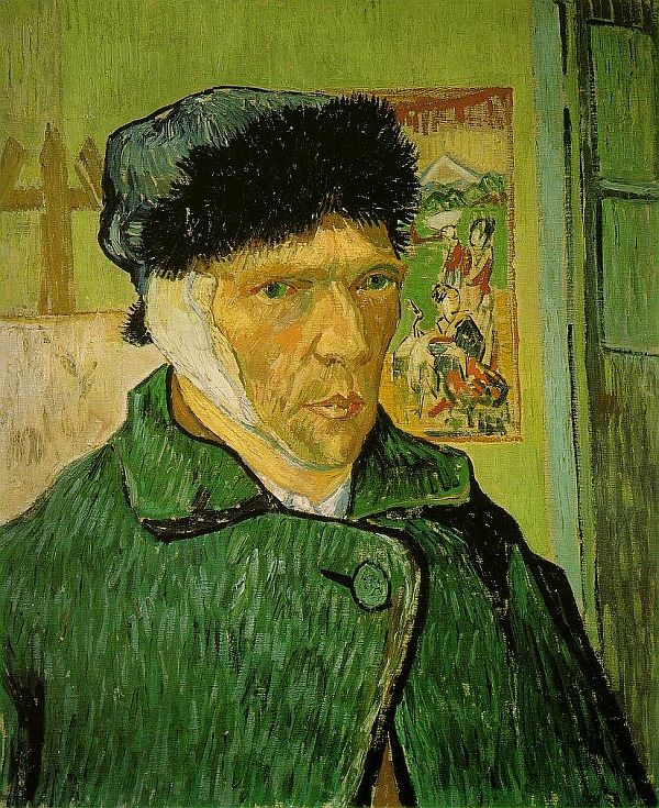 Винсент Ван Гог. «Автопортрет с перевязанным ухом» (1889).