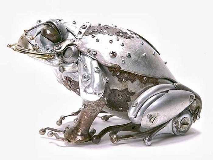 Скульптуры из металла Эдуарда Мартине