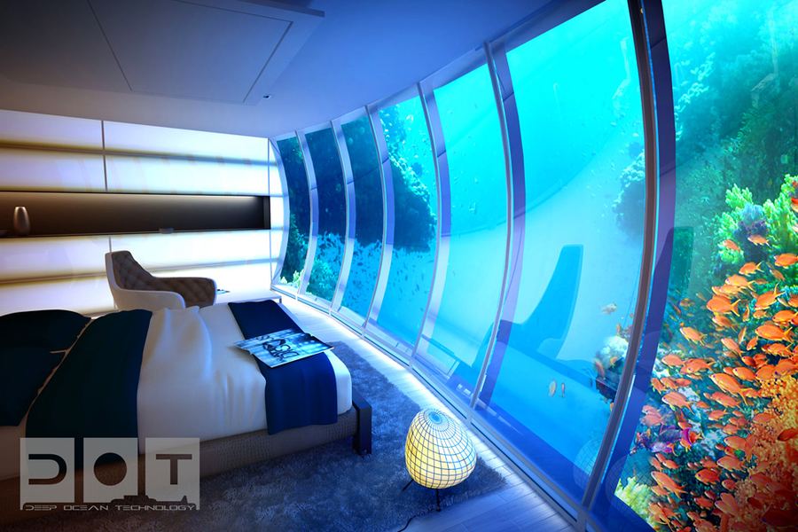 Проект подводного отеля Water Discus в Дубае