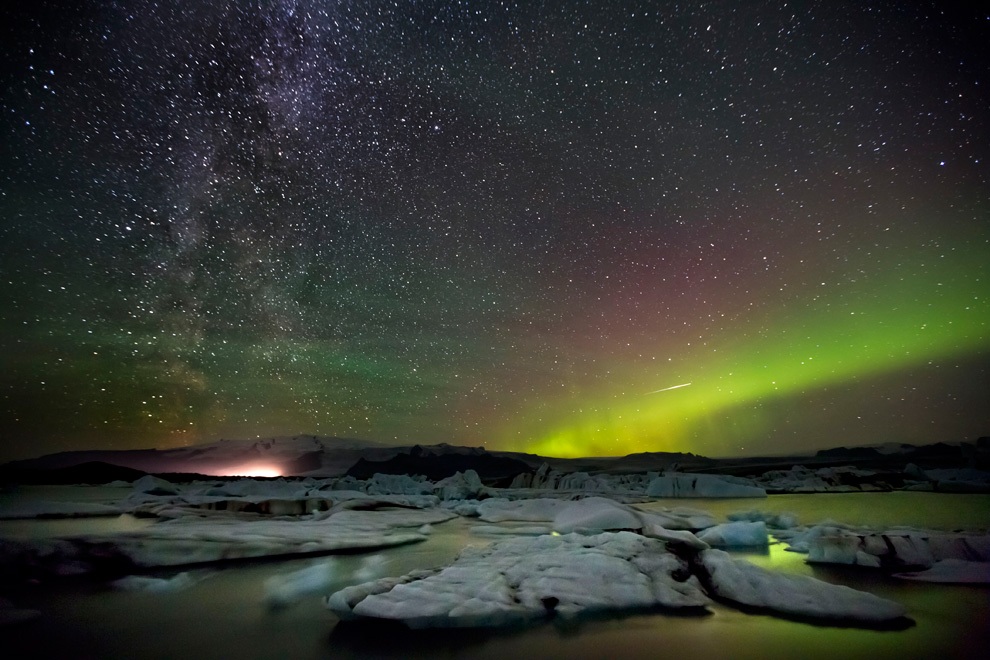 Зелёное небо Исландии