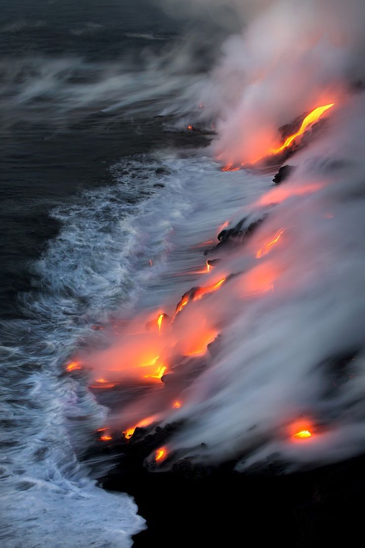 Раскаленная лава в фотографиях Брюса Омори (Bruce Omori) 