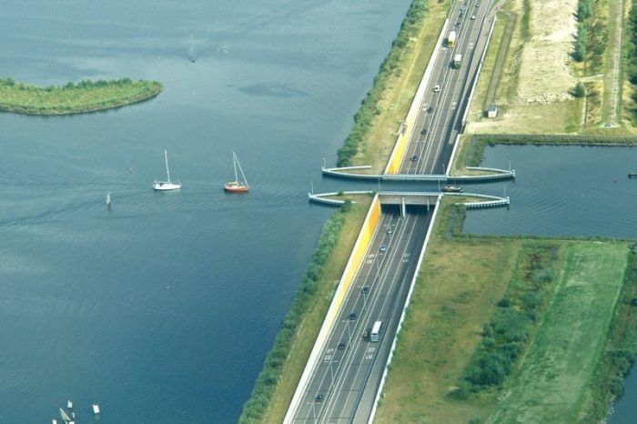Акведук Veluwemeer, Нидерланды