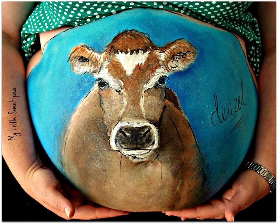 Рисунки на теле от художницы Кэрри Престон