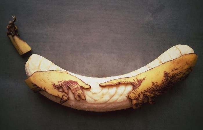 Банановый фуд-арт