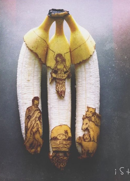 Банановый фуд-арт