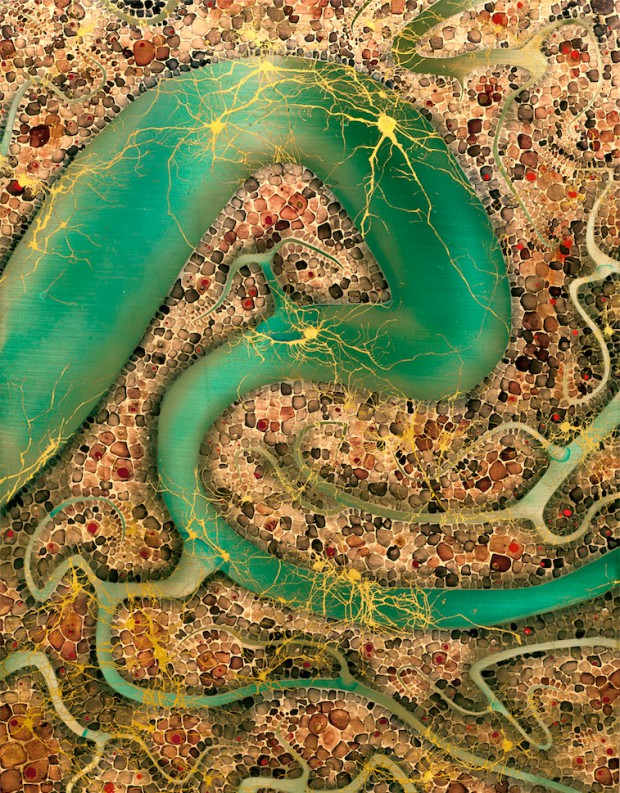 Эстетика и изысканность человеческого мозга в искусстве Грега Данна